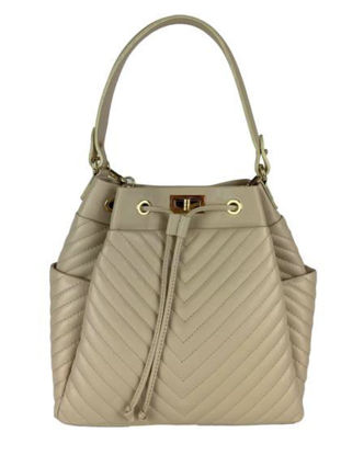 Picture of Quilted leather bucket bag