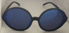 Picture of Oversized Retro Round Mirror Lens  Womens Sunglasses