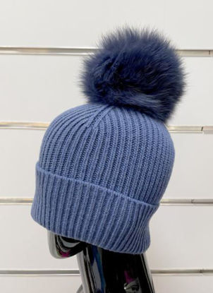 Picture of Fox fur cashmere hat
